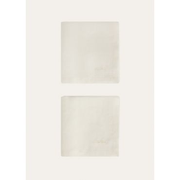 Loro Piana - Set Tovagliolo Unito (2 Pcs), Shaded White, Size: NR