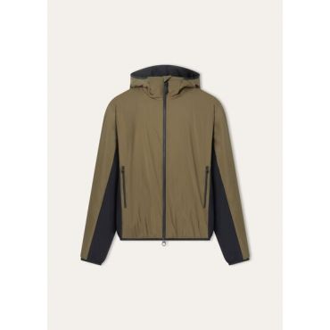 Loro Piana - Giubb. Gaxen Wind Rain, Man, Rosemary/Black, Size: S