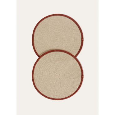 Loro Piana - Saint Barth Round (2pcs), Borioso/Kasha, Size: NR