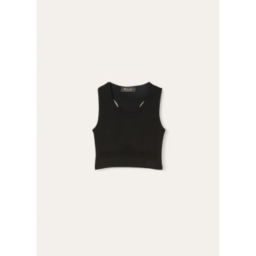 Loro Piana - Bralette Lagorai, Woman, Black Sand, Size: M