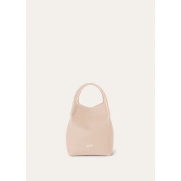 Loro Piana - Bale Small Fine Grained Leather, Woman, Creamed Honey/Sun Gold, Size: NR