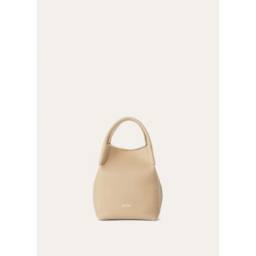 Loro Piana - Bale Small Fine Grained Leather, Woman, Light Mastic/Antique Silver, Size: NR