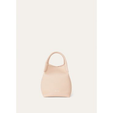 Loro Piana - Bale Small Fine Grained Leather, Woman, Candoglia Marble, Size: NR