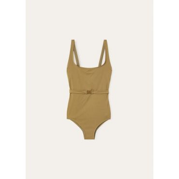 Loro Piana - One Piece Belt Marine Jersey, Woman, Spring Soil, Size: 38