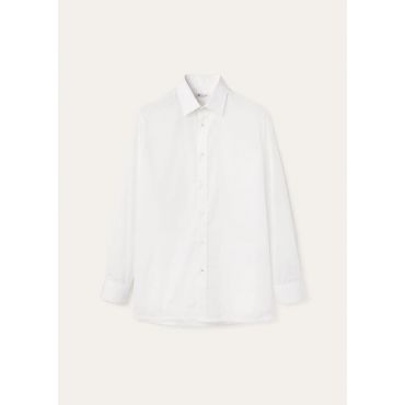 Loro Piana - International Ml Shirt Fine Popeline, Man, Optical White, Size: 39