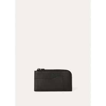Loro Piana - Extra Zip Pouch Wth Card Holder Tender Calf, Man, Black, Size: NR