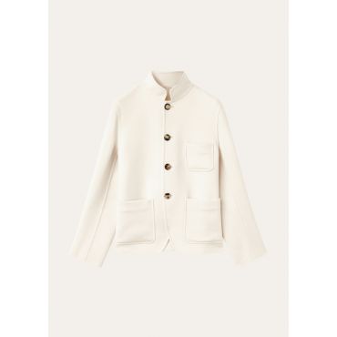 Loro Piana - Giacca Iconic Spagna Mini Cash Double, Woman, Nougat, Size: 48