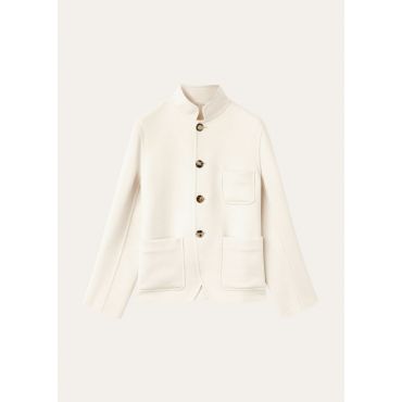Loro Piana - Giacca Iconic Spagna Mini Cash Double, Woman, Nougat, Size: 48