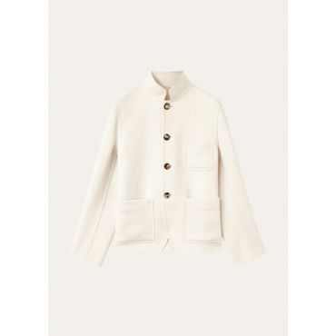 Loro Piana - Giacca Iconic Spagna Mini Cash Double, Woman, Nougat, Size: 48