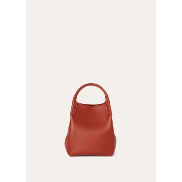 Loro Piana - Bale Small Rounded Leather, Woman, Deep Kummel, Size: NR