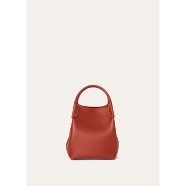 Loro Piana - Bale Small Rounded Leather, Woman, Deep Kummel, Size: NR