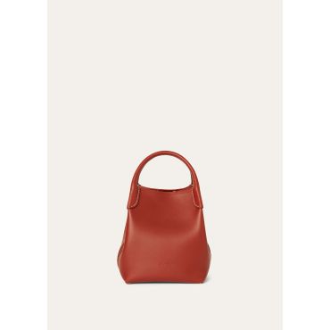 Loro Piana - Bale Small Rounded Leather, Woman, Deep Kummel, Size: NR