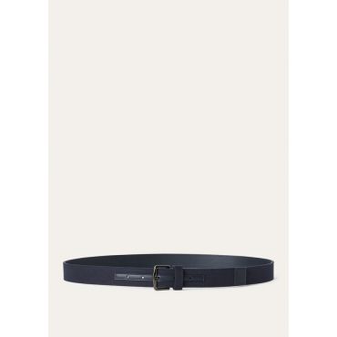 Loro Piana - Travis-belt Cotton Linen, Man, Ripe Blueberry, Size: 110