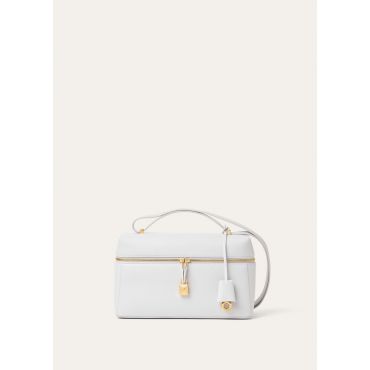 Loro Piana - Extra Bag L27 Linen Calf, Woman, Moonstone Blue/Sun Gold, Size: NR