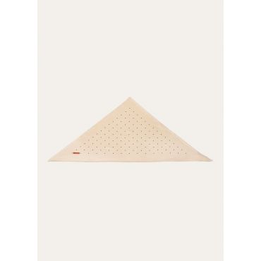 Loro Piana - Triangle Silk Pois, Woman, Lotus Root/Brown, Size: NR
