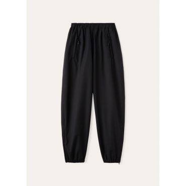 Loro Piana - Pant. Grigor Green Tecnowool 3l Storm, Woman, Black, Size: S