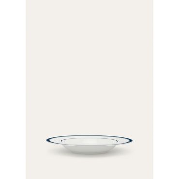 Loro Piana - Piatto Fondo The Suitecase Stripe Border, Marinier Blue Stripe, Size: NR