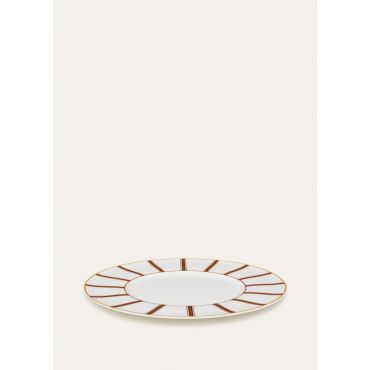 Loro Piana - Sottopiatto The Suitecase Stripe, Kummel Striped, Size: NR