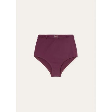 Loro Piana - Bikini Bottom Belt Marine Jersey, Woman, Mulberry Sorbet, Size: 42