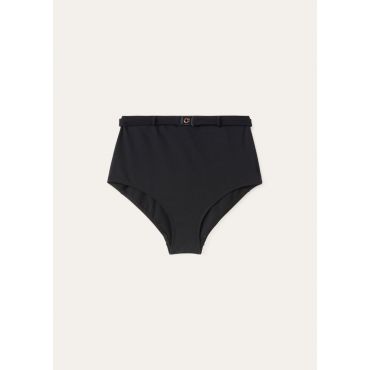Loro Piana - Bikini Bottom Belt Marine Jersey, Woman, Black, Size: 40