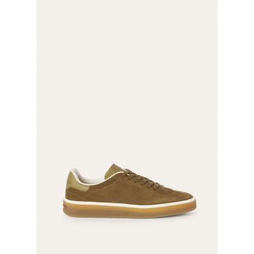 Loro Piana - Tennis Walk Suede, Woman, Tundra Green, Size: 40