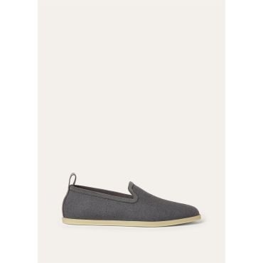 Loro Piana - Venice Walk The Gift Of Kings Loafer, Steel Whisper Melange, Size: 41,5