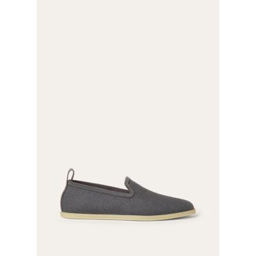 Loro Piana - Venice Walk The Gift Of Kings Loafer, Steel Whisper Melange, Size: 41,5