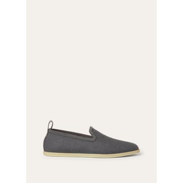 Loro Piana - Venice Walk The Gift Of Kings Loafer, Steel Whisper Melange, Size: 41,5