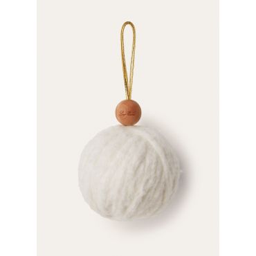 Loro Piana - Cash Cord Christmas Large Ball, White, Size: NR