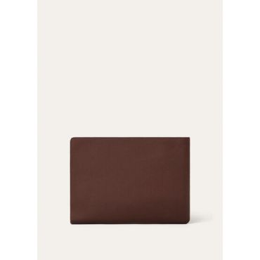 Loro Piana - Extra A4 Pouch Tender Calf, Man, Fireplace/Onyx, Size: NR