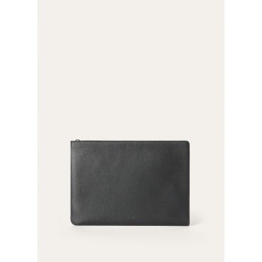 Loro Piana - Extra A4 Pouch Tender Calf, Man, Black/Black Matt, Size: NR