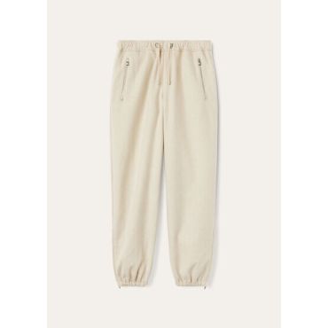 Loro Piana - Mack Trousers Cash 3l Storm, Woman, Natural Melange, Size: 36