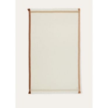 Loro Piana - Plaid Four In Hand Baby Cash, Nougat, Size: NR