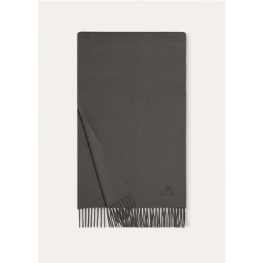 Loro Piana - Sciarpa Grande Unita U., Man, Gray Melange, Size: NR