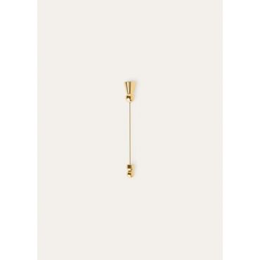 Loro Piana - Geometric Pin Cardo 50mm, Woman, Jewel Sun Gold, Size: NR