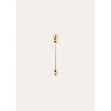 Loro Piana - Geometric Pin Cardo 50mm, Woman, Jewel Sun Gold, Size: NR