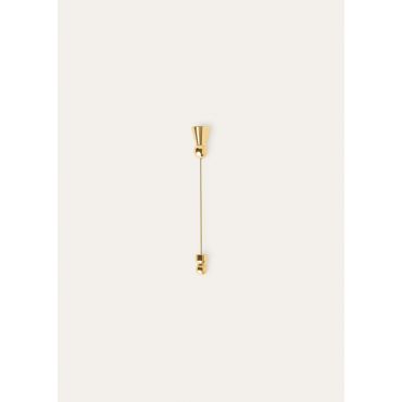 Loro Piana - Geometric Pin Cardo 50mm, Woman, Jewel Sun Gold, Size: NR