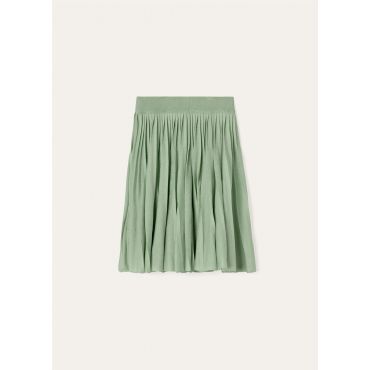 Loro Piana - Jolie Skirt Silk Gg 16, Jade Green, Size: 10