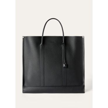 Loro Piana - Beam Tote Large Tender Calf, Man, Black/Onyx, Size: NR