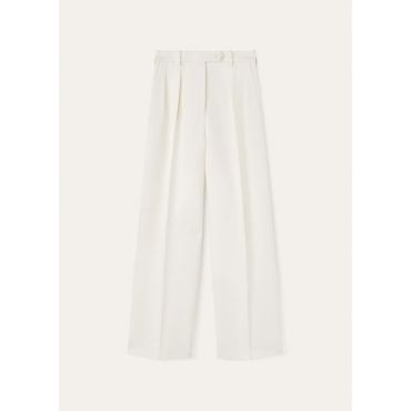 Loro Piana - Bart Trousers Barathea, Woman, Nougat, Size: 38