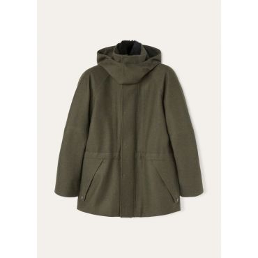 Loro Piana - Milton Parka Wish Cash 3l Storm - Shearling, Man, Charcoal Shadow, Size: S