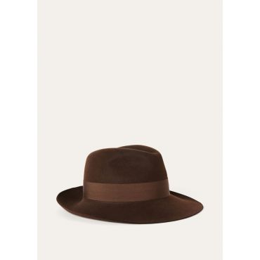 Loro Piana - Pier Hat My Felt, Man, Dark Oak Brown, Size: S