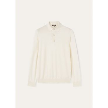 Loro Piana - Jubilee Light Polo Baby Cash Gg 18, Man, Pure Jubilee, Size: 54