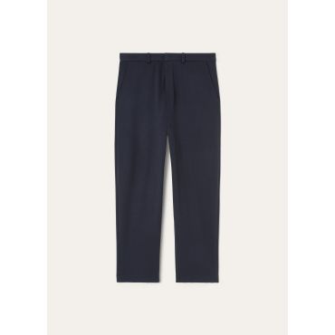 Loro Piana - Pants Double Bicolor Gok, Man, Blue Navy, Size: XXL