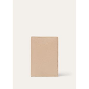 Loro Piana - Passport Cover Linen Calf, Woman, Light Mastic, Size: NR