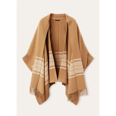 Loro Piana - Daisy Cape Suitcase Stripe Raw Cash, Woman, Calvados, Size: NR