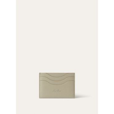 Loro Piana - Extra Cardholder Linen Calf, Woman, Dried Taragon, Size: NR
