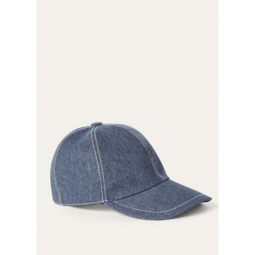 Loro Piana - Baseball S Denim Flower, Man, Surge Blue, Size: L