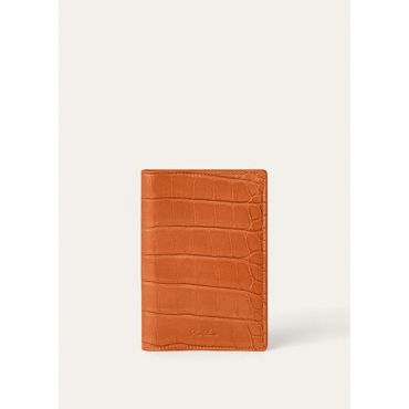 Loro Piana - Passport Cover Glazed All, Woman, Warm Tan, Size: NR