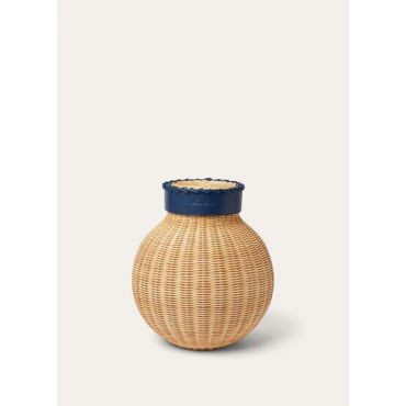 Loro Piana - Round Vase 2, Malt/Ocean Heart, Size: NR